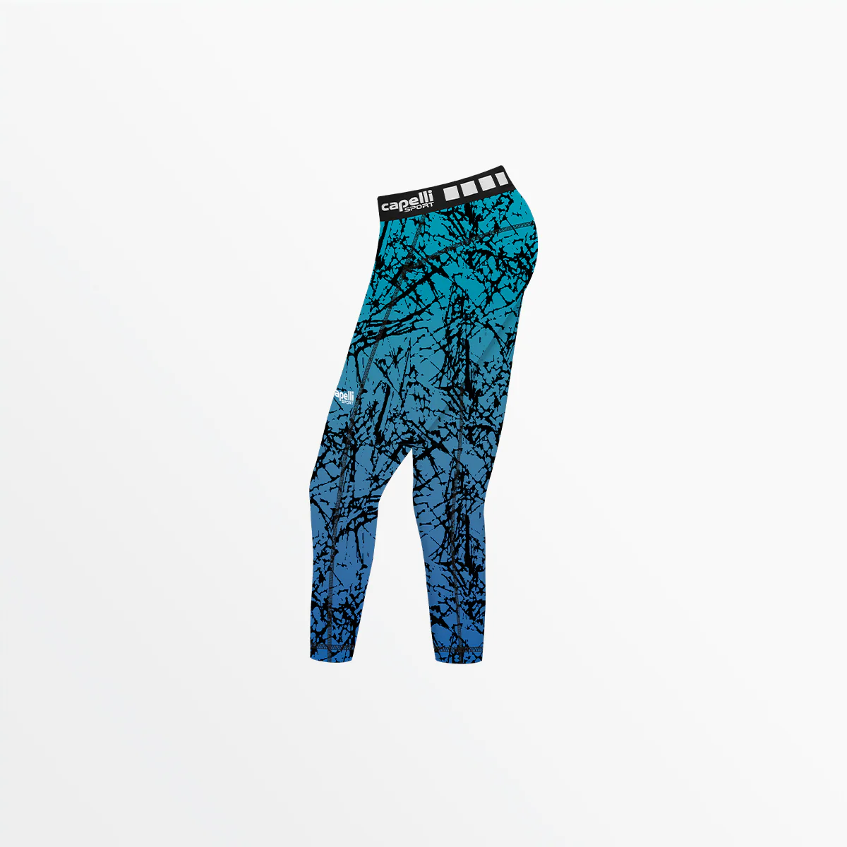 GIRL'S 3/4 DISTRESSED OMBRE PERFORMANCE TIGHTS - Image 3