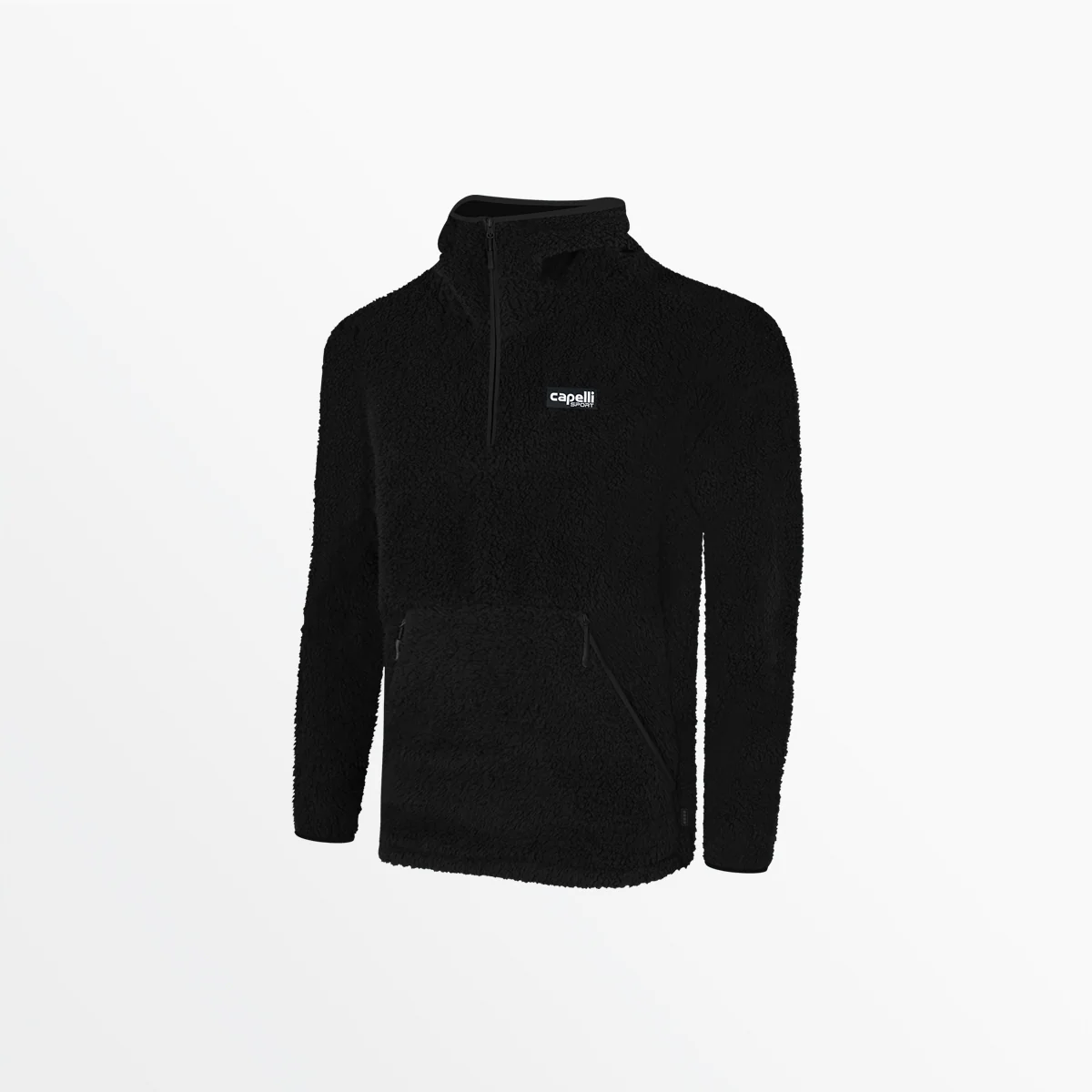 YOUTH QUARTER ZIP SHERPA HOODIE - Image 3